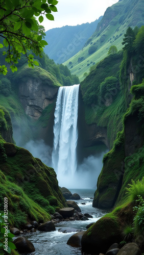 waterfalls thrive lush green landscapes creating breathtaking scenery everywhere always beautiful nature spots exist nearby everyday