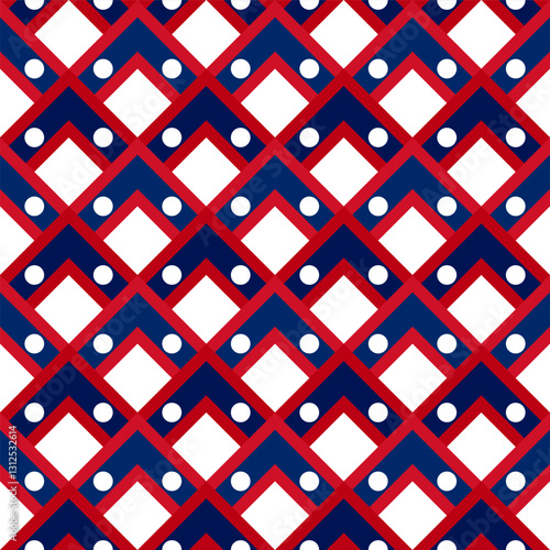 chevron arrow pattern of laos flag. geometric background. vector illustration