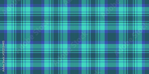 Vibrant blue plaid with symmetrical stripes suitable for men fas