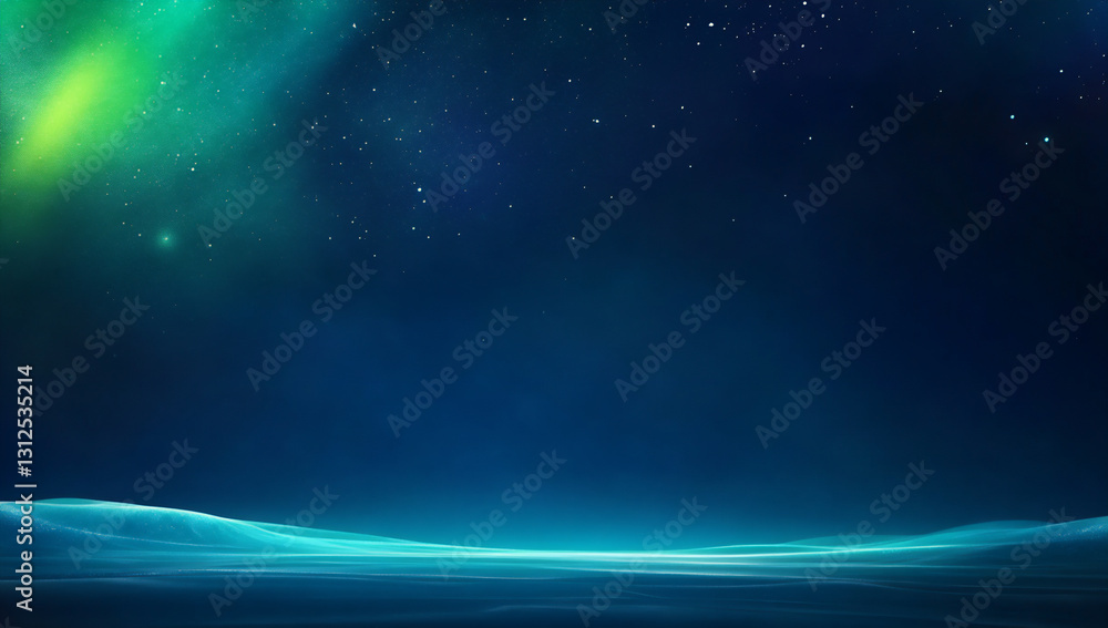 Obraz premium dark blue and green gradient background,