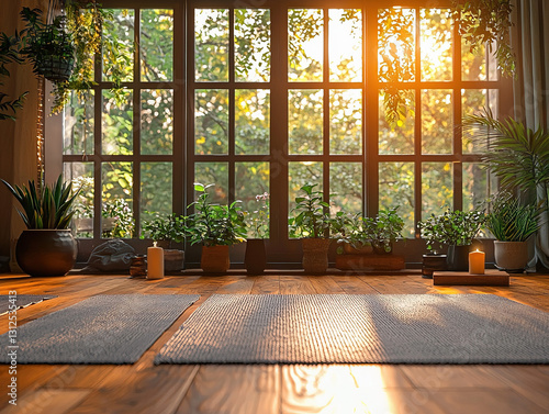 A peaceful setting illustra...