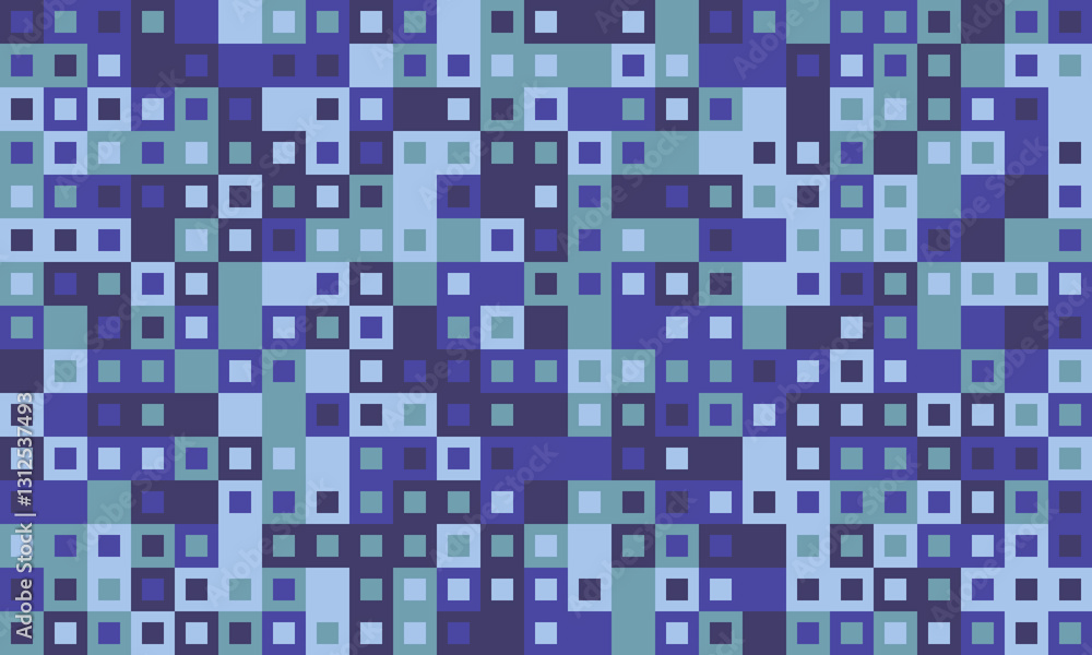 Fototapeta premium Colorful structured mosaic pattern, perfect for graphic textile designs, covers, or creative backgrounds with a touch of modern elegance.