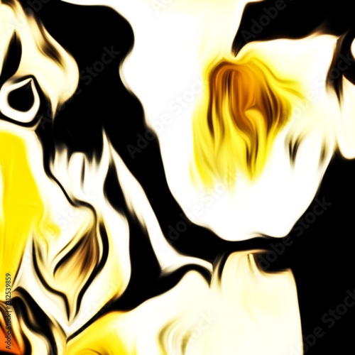 Wallpaper Mural Abstract fluid art digital painting and dynamic swirling patterns with vibrant color transitions. Torontodigital.ca