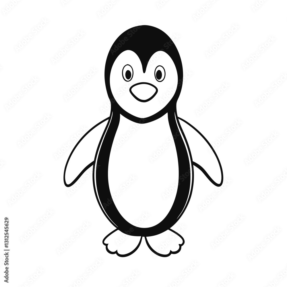 penguin with ice cream penguin with ice cream