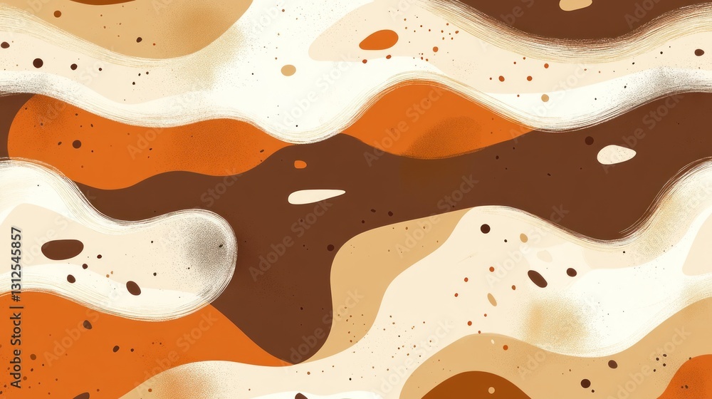 Abstract Autumnal Hues: A Swirling Symphony of Earthy Tones Abstract Autumnal Hues: A Swirling Symphony of Earthy Tones