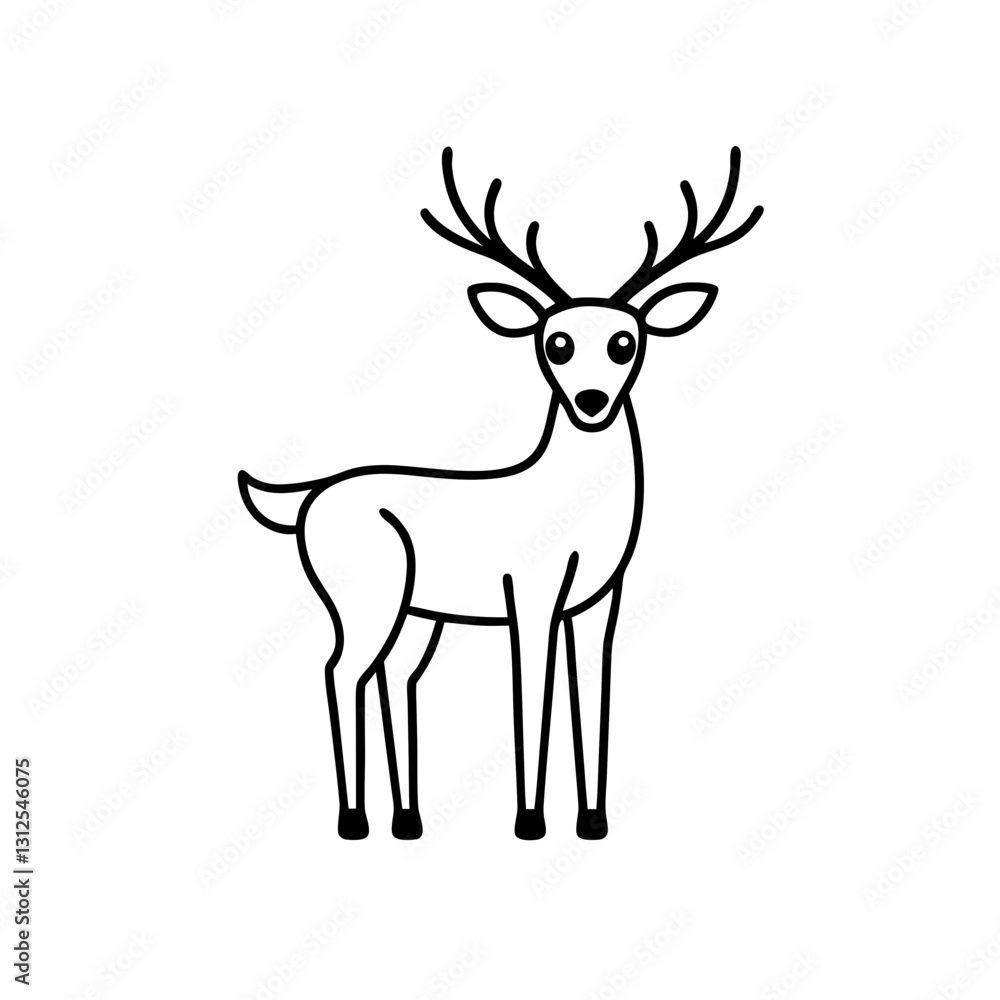 deer vector illustration deer vector illustration