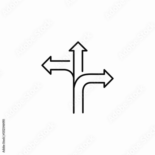 highway paths icon sign vector