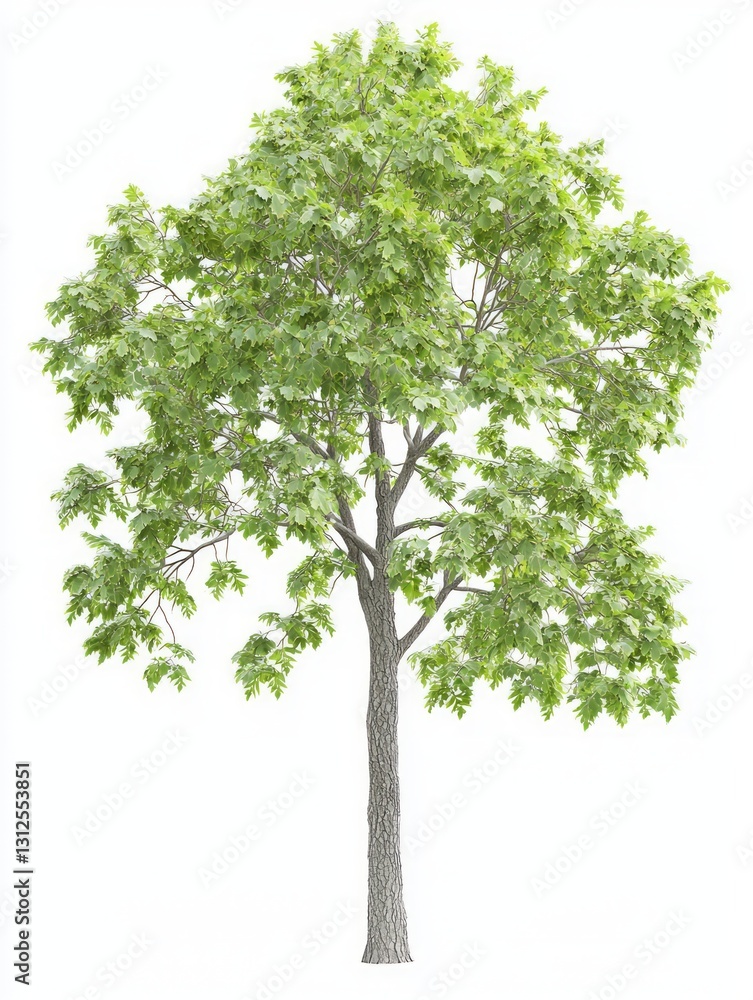Tall Sugar Maple Tree with Lush Green Foliage and Strong Trunk Tall Sugar Maple Tree with Lush Green Foliage and Strong Trunk