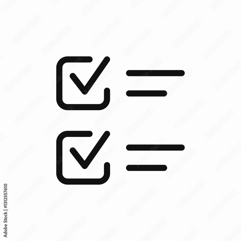 task list icon sign vector task list icon sign vector