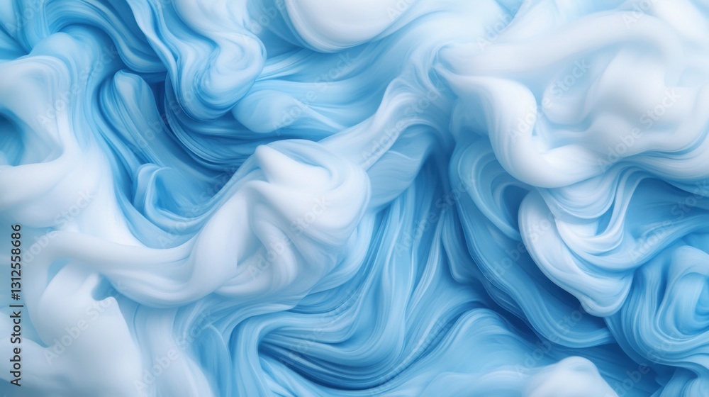 Obraz premium A macro shot of ink drops swirling in water, forming abstract and mesmerizing patterns