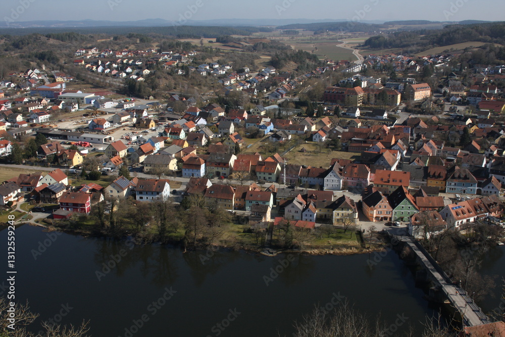 Fototapeta premium kallmünz perle des naabtals