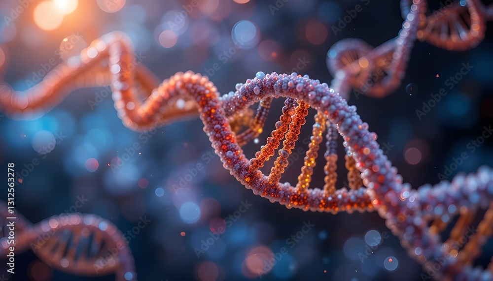 3d render of dna molecule 3d render of dna molecule