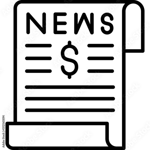 News Icon Vector Element