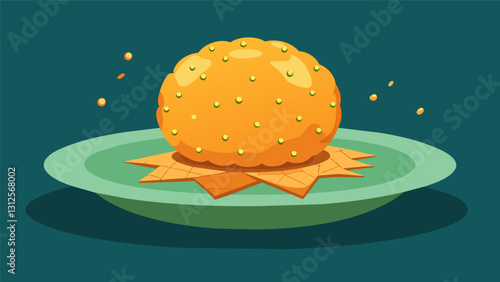 The cheese ball a classic party staple from decades ago makes a comeback at this retro snack night. Guests cant resist diving into the creamy cheesy. Vector illustration