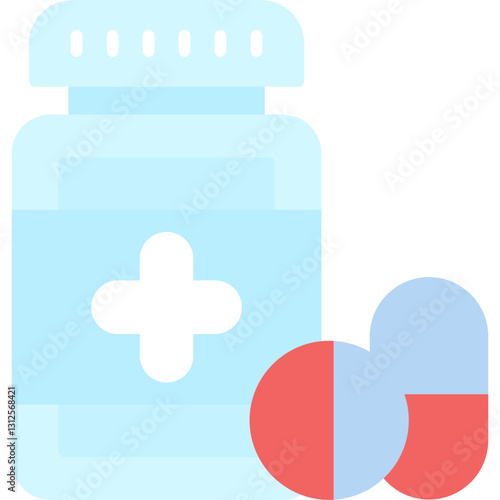 Pills Icon Vector Element