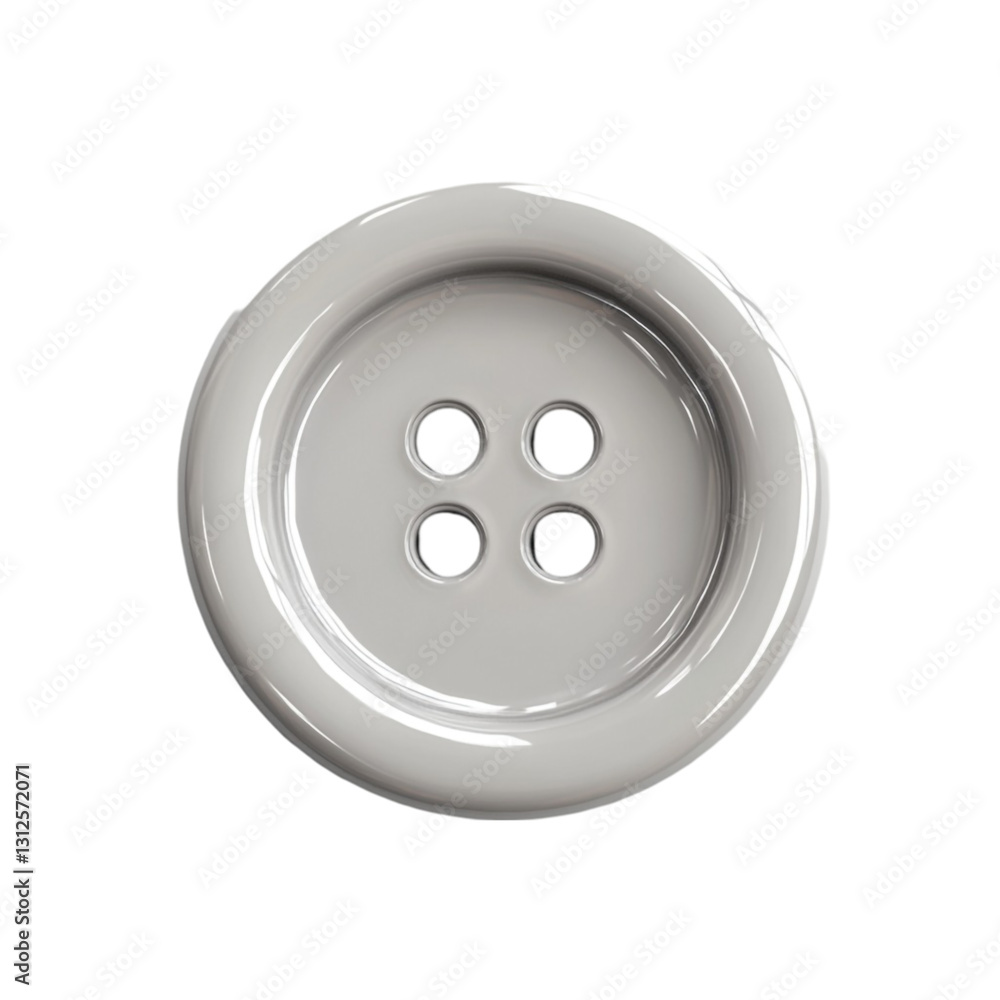 A large grey button four holes minimalist design A large grey button four holes minimalist design