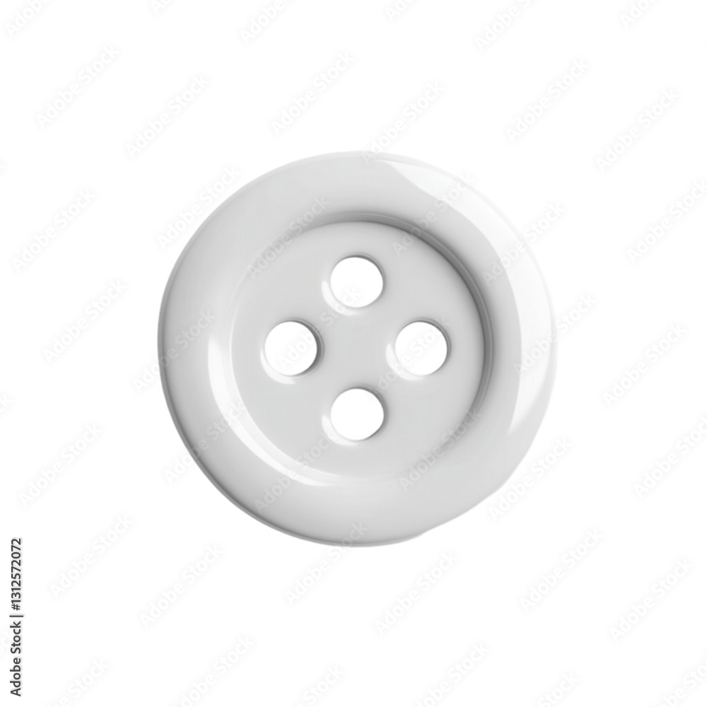 A single white button a classic sewing element simple elegance A single white button a classic sewing element simple elegance