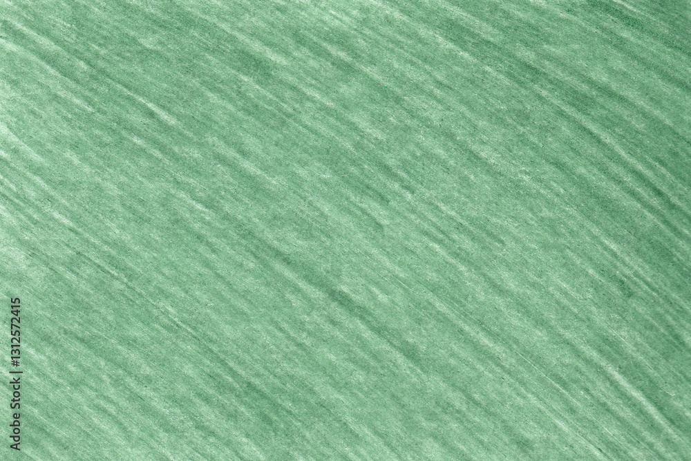 Green pencil hatched texture. Background colored with green pencil.