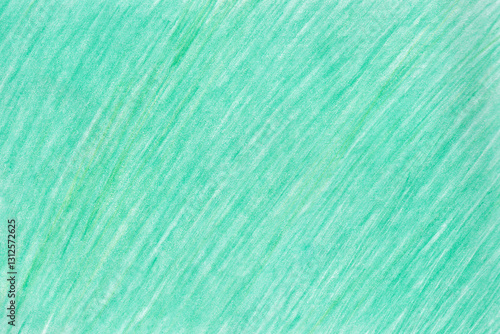 Obraz na płótnie Green pencil hatched texture. Background colored with green pencil. w salonie