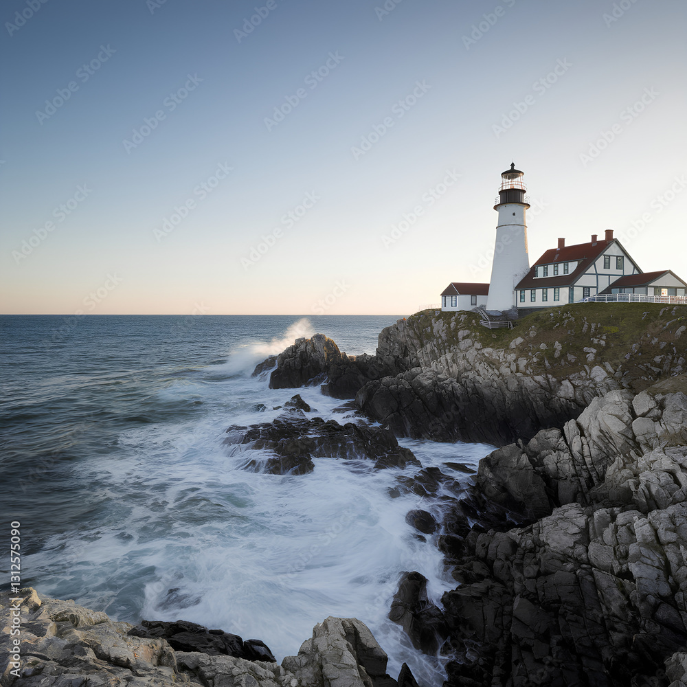 lighthouse on the coast lighthouse on the coast