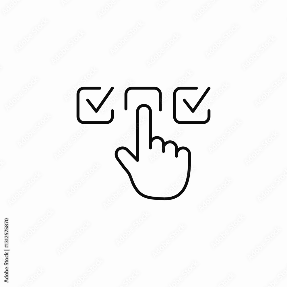 multiple options icon sign vector multiple options icon sign vector