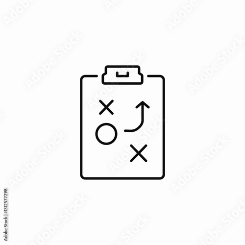 strategy planning icon sign vector