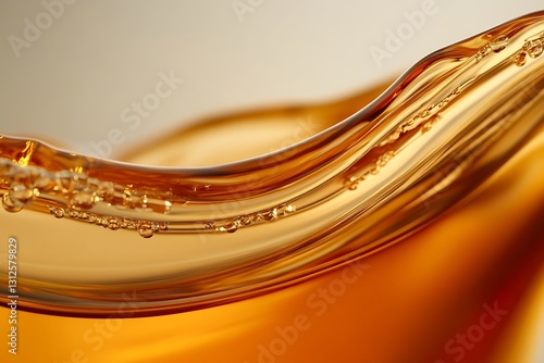 Golden Liquid Splash - Exquisite Drink Detail