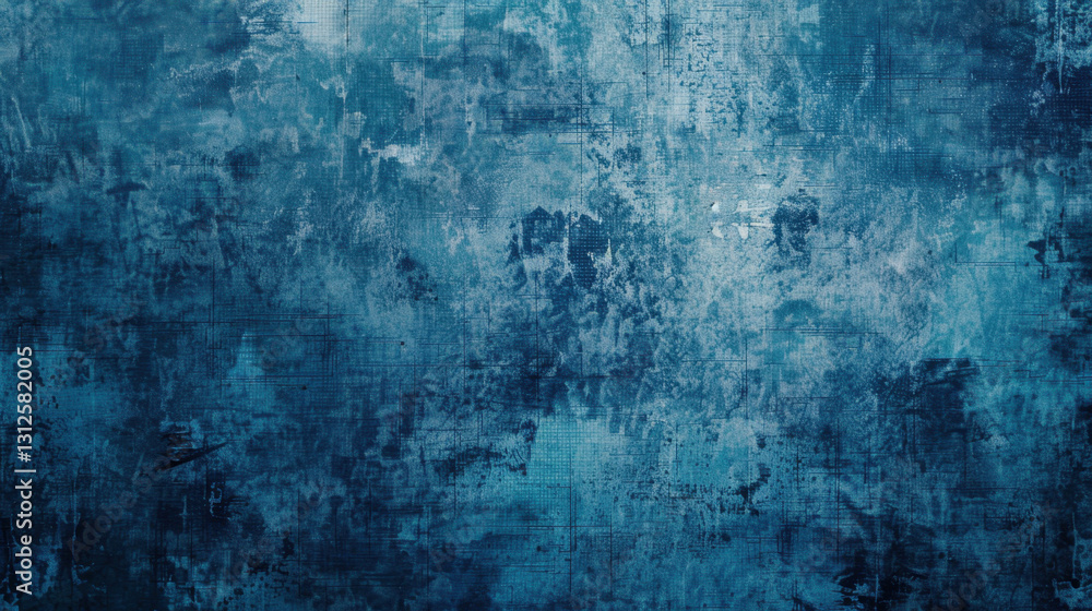 Obraz premium blue digital texture with grain