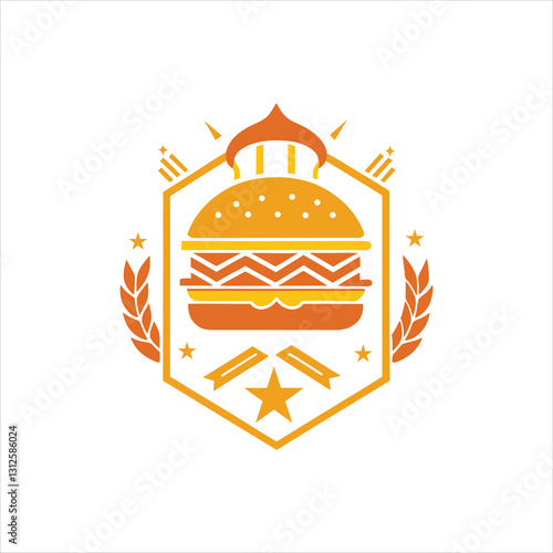 Sigil of the Golden Burger Vector Illustration