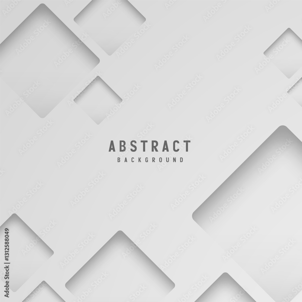 Grey abstract background with layered squares; digital design for websites Grey abstract background with layered squares; digital design for websites