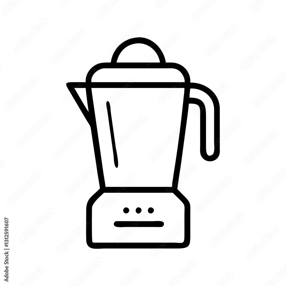 Juicer icon making fresh juice, healthy lifestyle concept Juicer icon making fresh juice, healthy lifestyle concept
