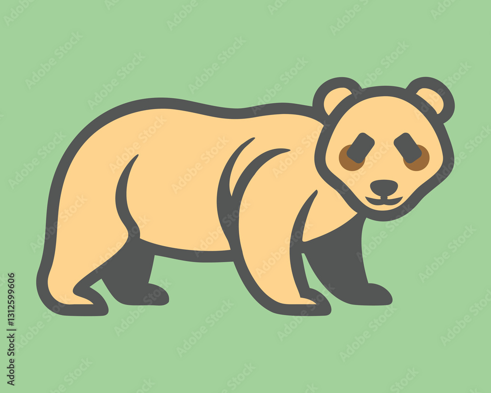 simple bear logo, minimal bear logo design vector illustration simple bear logo, minimal bear logo design vector illustration