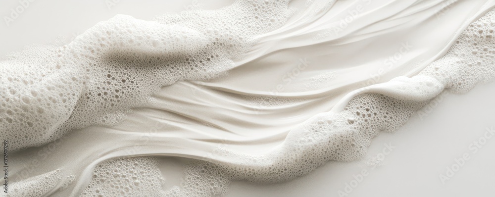 wirls of sand and water mix gently, forming delicate and organic textures. The clean white backdrop highlights the soothing motion and natural beauty wirls of sand and water mix gently, forming delicate and organic textures. The clean white backdrop highlights the soothing motion and natural beauty