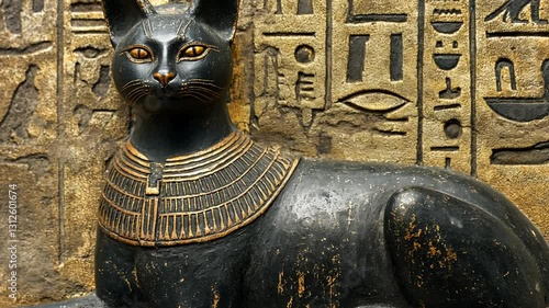 Ägyptische Katzenskulptur