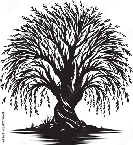 vector illustration of a tree
