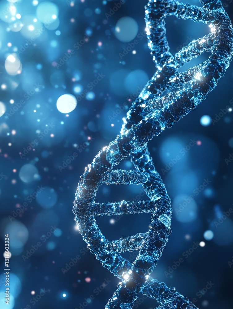 DNA Helix: Genetic Code Structure - A stunning 3D of a double helix DNA strand. Symbolizes genetics, life, science, biotechnology, and heredity DNA Helix: Genetic Code Structure - A stunning 3D of a double helix DNA strand. Symbolizes genetics, life, science, biotechnology, and heredity