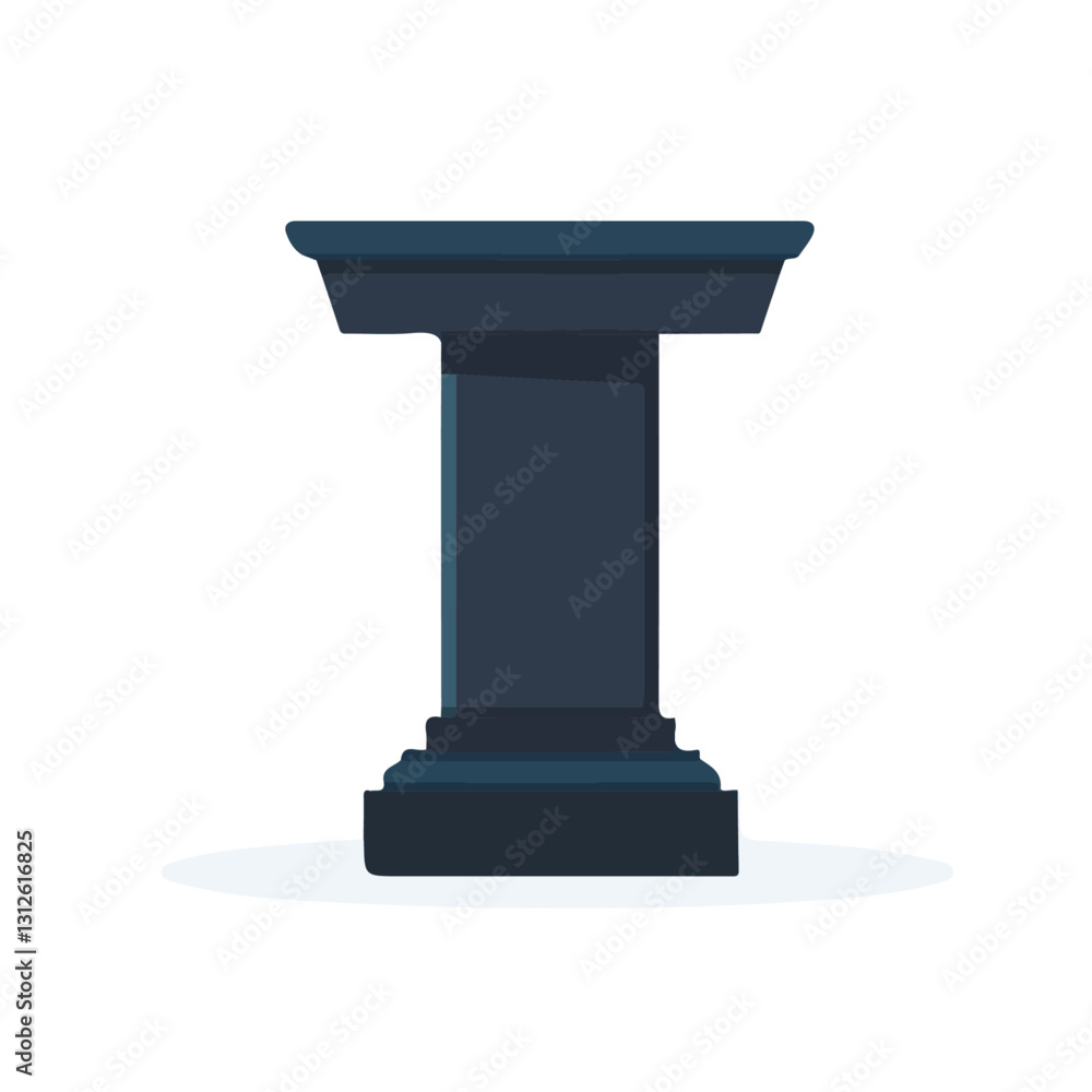 2D flat vector illustration Choir conductor's podium icon isolated on a white background.
2D flat vector illustration Choir conductor's podium icon isolated on a white background.