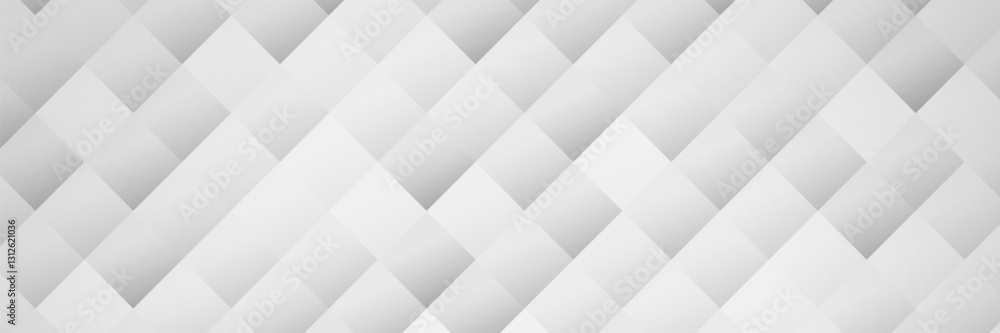 Fototapeta premium Grey diagonal squares pattern background texture
