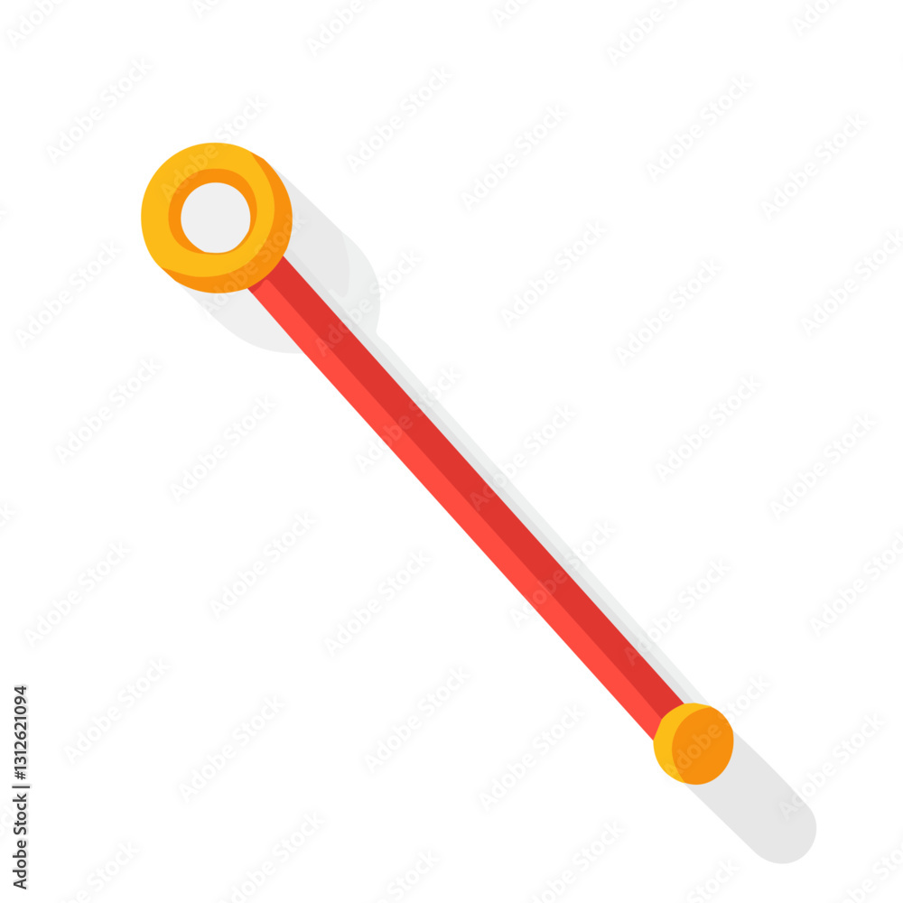 2D flat vector illustration Drum tuning key icon isolated on a white background.
2D flat vector illustration Drum tuning key icon isolated on a white background.
