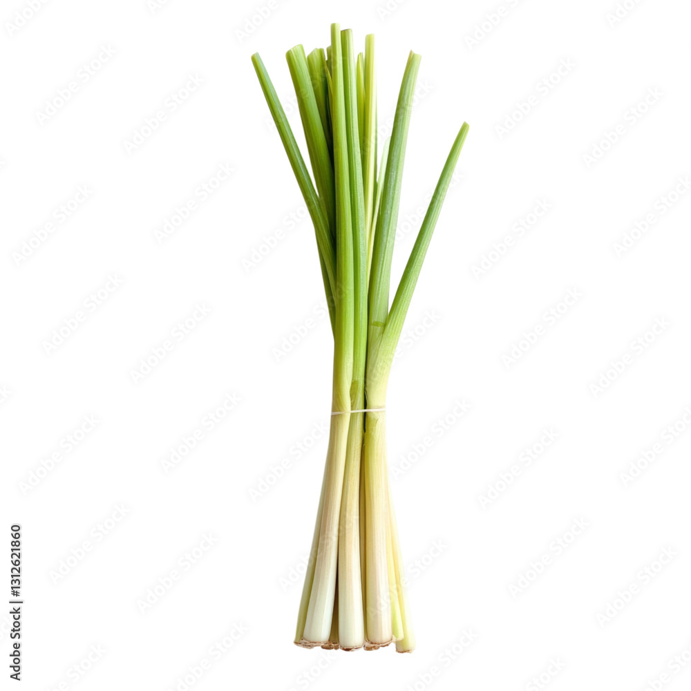 Obraz premium Fresh Green Onions - A Healthy and Delicious Ingredient . Transparent background PNG