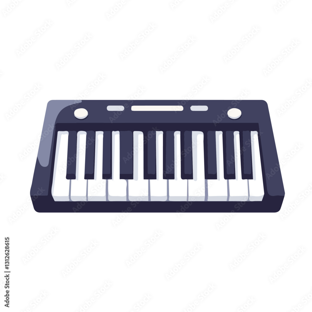 2D flat vector illustration keyboard music rest icon isolated on a white background.
2D flat vector illustration keyboard music rest icon isolated on a white background.
