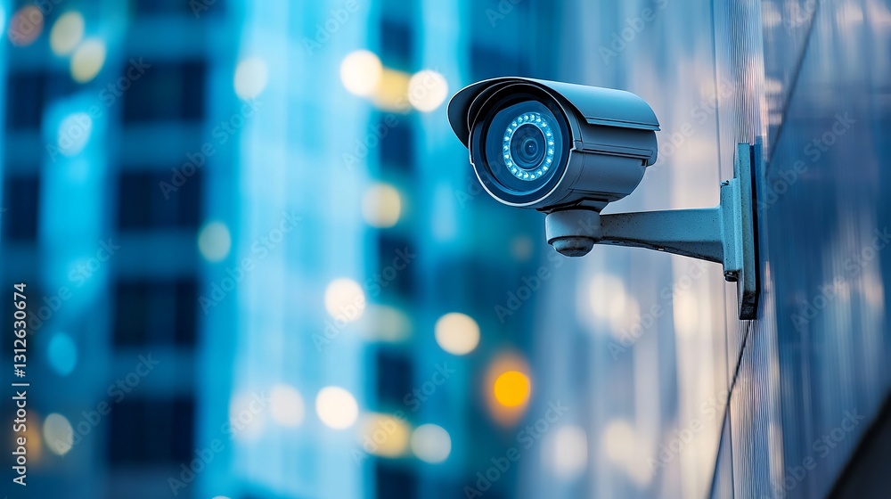 Modern CCTV Camera Mounted on a Wall for Day and Night Monitoring
Modern CCTV Camera Mounted on a Wall for Day and Night Monitoring