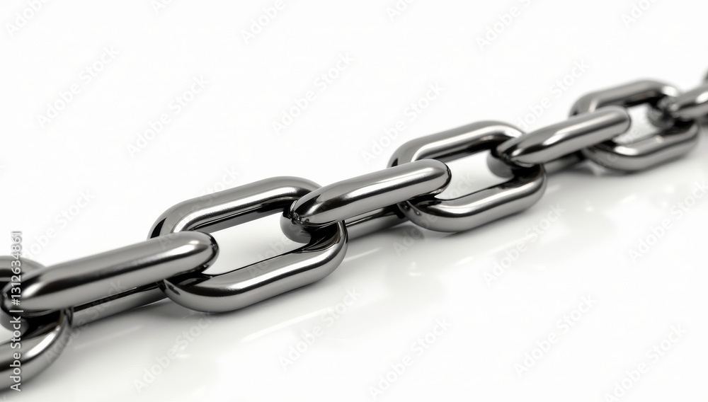 metal chain isolated on white metal chain isolated on white
