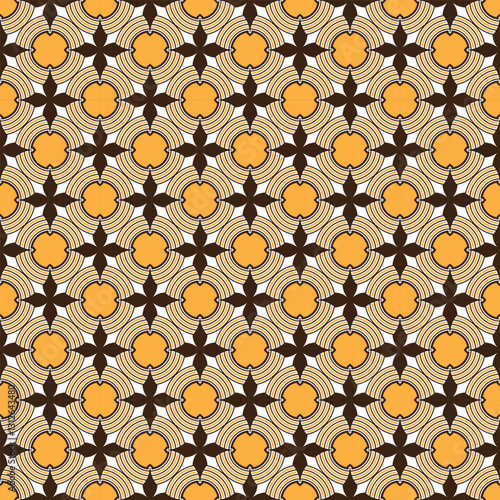 This seamless design is suitable for background or as a character motif.