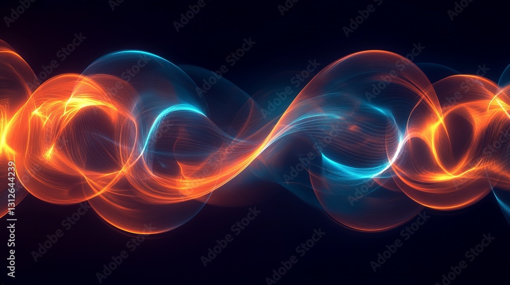neon cosmic waveforms with glowing cyan and orange tones, high resolution, futuristic and sleek design, artistic and minimalistic, smooth and flowing cosmic design neon cosmic waveforms with glowing cyan and orange tones, high resolution, futuristic and sleek design, artistic and minimalistic, smooth and flowing cosmic design