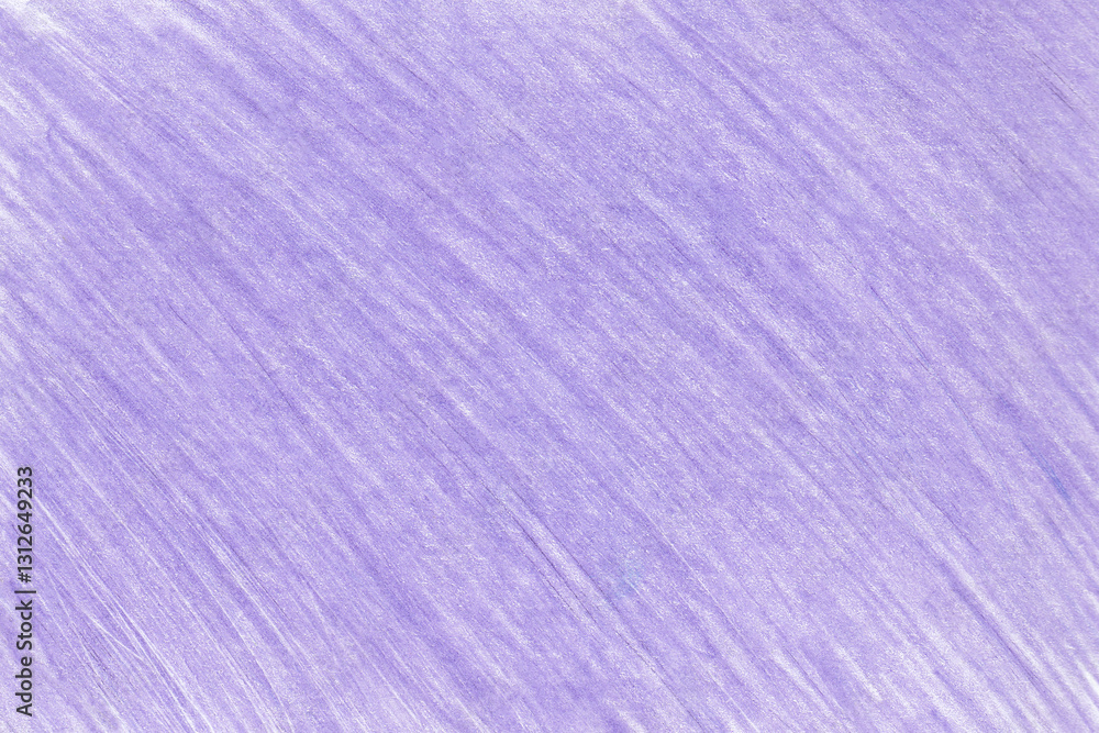 Blue-violet pencil hatched texture. Background colored with pencil.