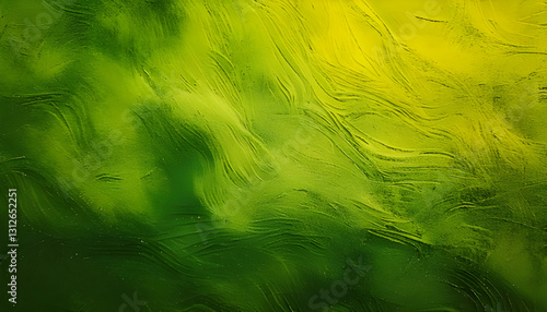 Green and yellow textured background creating dynamic visual interest