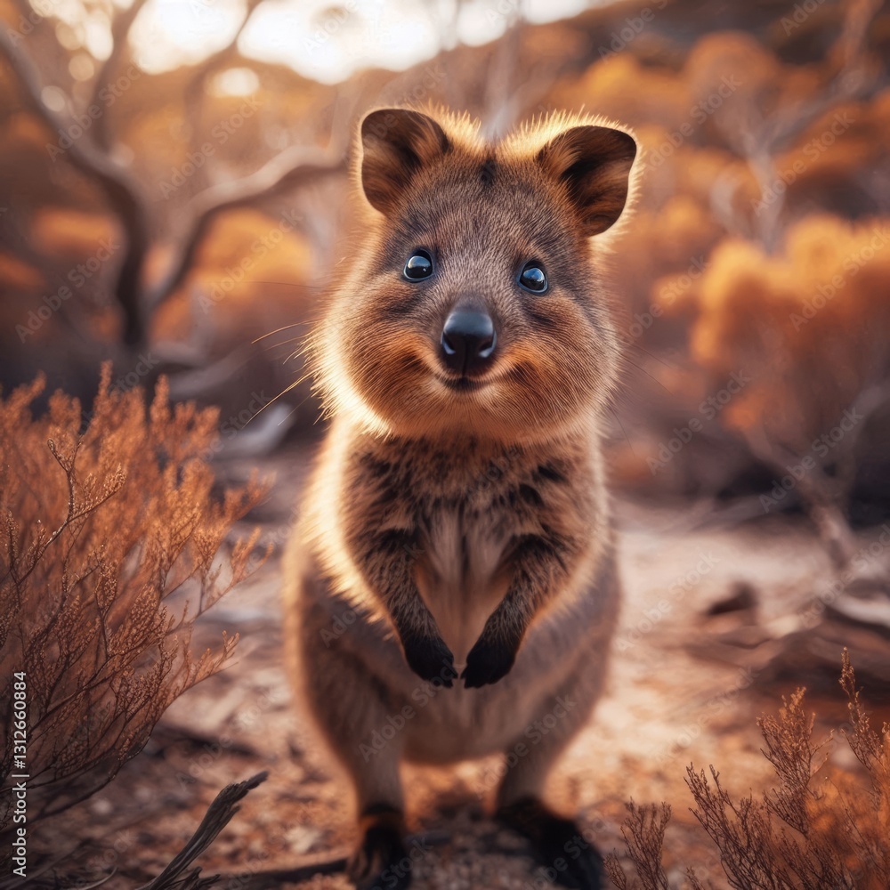 Naklejka premium Soft Fur and Bright Eyes