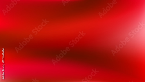Elegant red gradient. Light and shadow blurred, flowing effect.