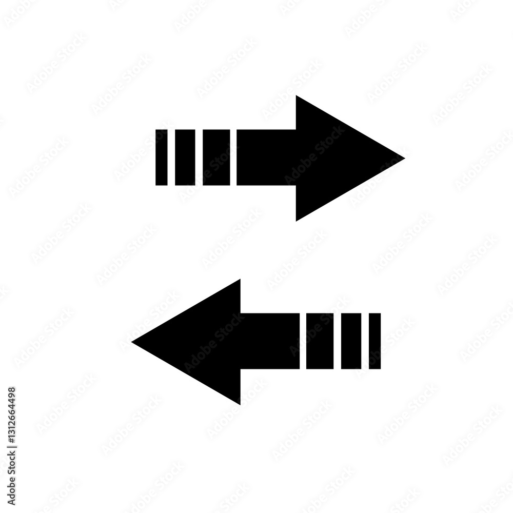 black arrow icon black arrow icon